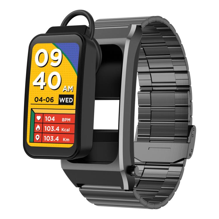 B7 Pro 1.5 inch 2 in 1 Bluetooth Earphone Silicone Strap Smart Watch, Support Heart Rate / Sleep Monitoring(Black) - free shipping - PMC TechLife - Order now!