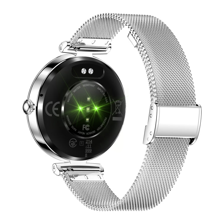 NX17 Pro 1.19 inch AMOLED Screen Steel Strap Smart Watch, Support Health Monitoring / Bluetooth Call(Silver) - Smart Watches by PMC TechLife | Online Shopping South Africa | PMC TechLife | Buy Now Pay Later Mobicred