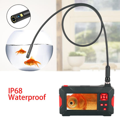 P30 8mm 1080P IP68 Waterproof 4.3 inch Screen Dual Camera Digital Endoscope, Length:1m Snake Tube(Black) -  by PMC Jewellery | Online Shopping South Africa | PMC Jewellery | Buy Now Pay Later Mobicred