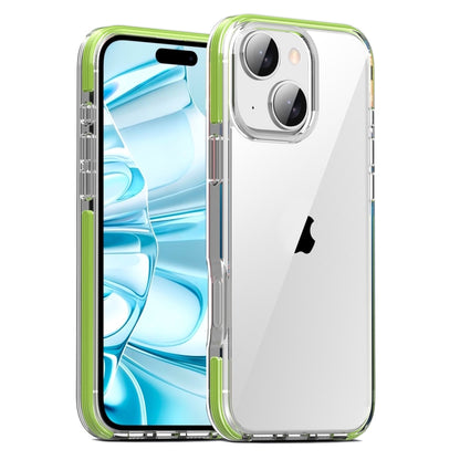 For iPhone 16 TPE Airbag TPU+ PC Full Coverage Phone Case(Green) - iPhone 16 Cases by PMC Jewellery | Online Shopping South Africa | PMC Jewellery | Buy Now Pay Later Mobicred