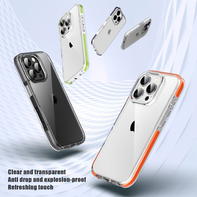 For iPhone 16 Plus TPE Airbag TPU+ PC Full Coverage Phone Case(Orange) - iPhone 16 Plus Cases by PMC TechLife | Online Shopping South Africa | PMC TechLife | Buy Now Pay Later Mobicred