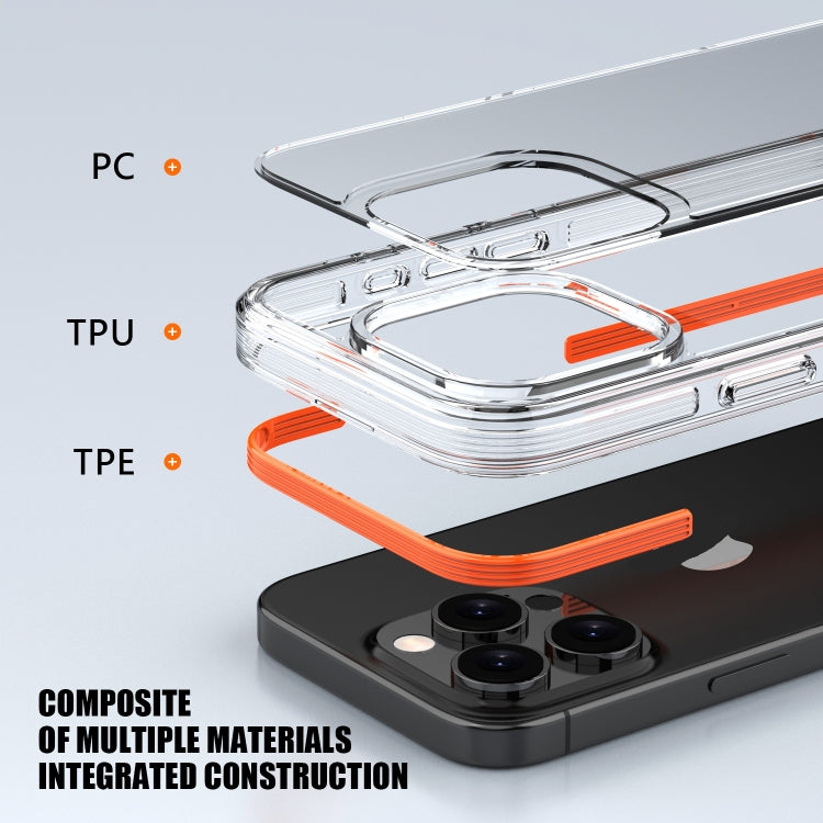 For iPhone 16 Plus TPE Airbag TPU+ PC Full Coverage Phone Case(Orange) - iPhone 16 Plus Cases by PMC TechLife | Online Shopping South Africa | PMC TechLife | Buy Now Pay Later Mobicred
