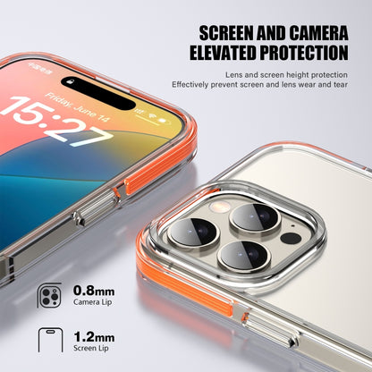 For iPhone 16 Pro Max TPE Airbag TPU+ PC Full Coverage Phone Case(Orange) - iPhone 16 Pro Max Cases by PMC Jewellery | Online Shopping South Africa | PMC Jewellery | Buy Now Pay Later Mobicred