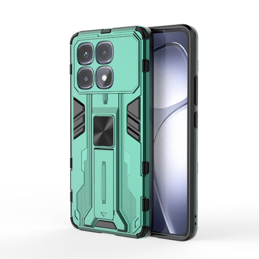 For Redmi K70 Ultra 5G Global Supersonic PC + TPU Holder Phone Case(Green) - Xiaomi Cases by PMC Jewellery | Online Shopping South Africa | PMC Jewellery | Buy Now Pay Later Mobicred