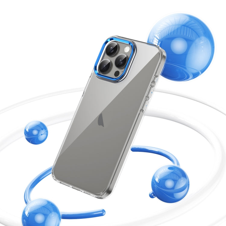 For iPhone 16 Pro Ice Feel HD Transparent PC Full Coverage Phone Case(Blue) - iPhone 16 Pro Cases by PMC Jewellery | Online Shopping South Africa | PMC Jewellery | Buy Now Pay Later Mobicred