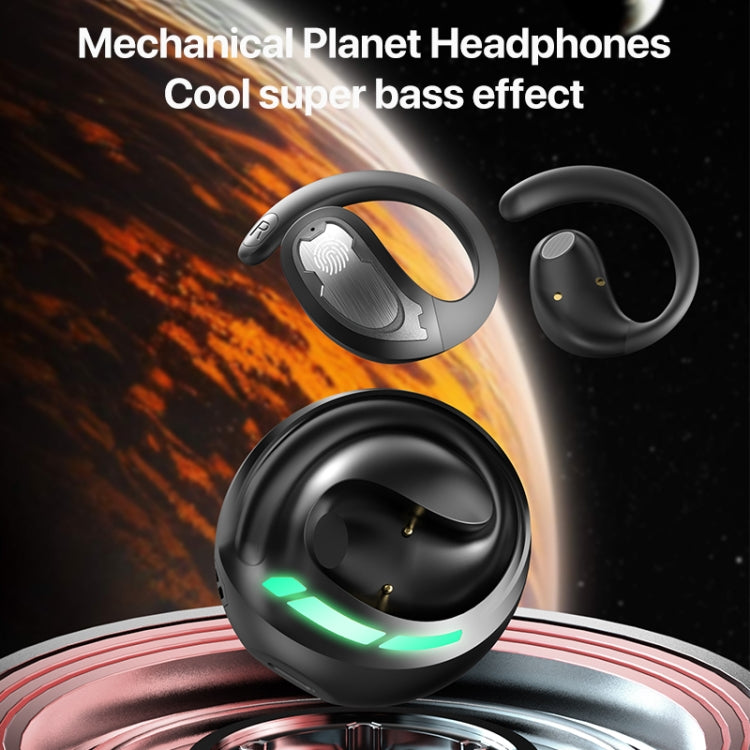 I19 Mechanical Planet Ear-Mounted Wireless Bluetooth Earphone(Beige) - Bluetooth Earphone by PMC Jewellery | Online Shopping South Africa | PMC Jewellery | Buy Now Pay Later Mobicred