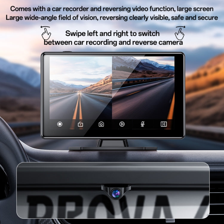 Yesido KM18 9 inch Center Console CarPlay Portable Car Video Navigation with Driving Recorder(Black) - Car MP3 & MP4 & MP5 by Yesido | Online Shopping South Africa | PMC Jewellery | Buy Now Pay Later Mobicred