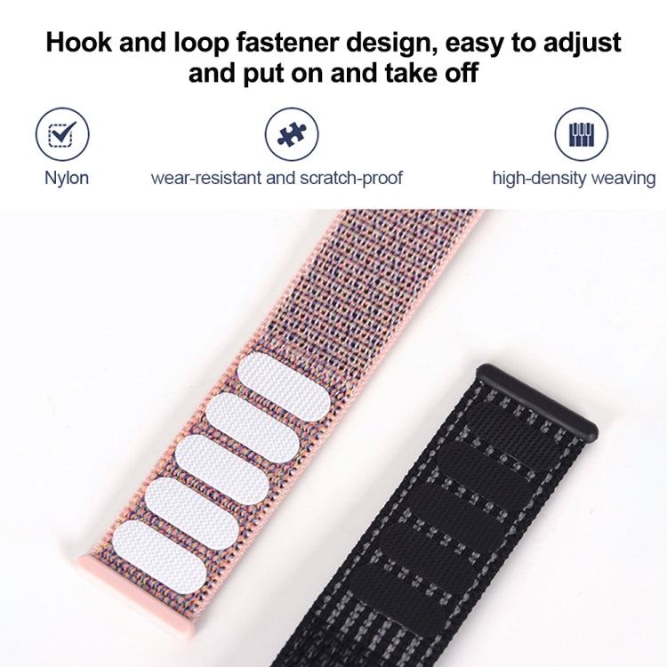 For Samsung Galaxy Watch Ultra 47mm Plastic Connector Nylon Loop Watch Band(Colorful) - Watch Bands by PMC Jewellery | Online Shopping South Africa | PMC Jewellery | Buy Now Pay Later Mobicred