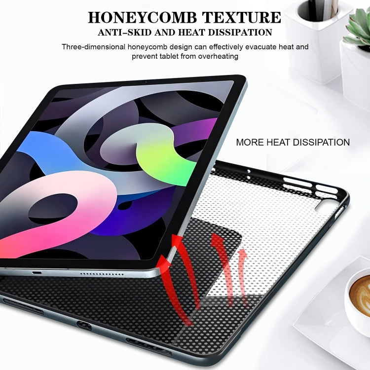 For Samsung Galaxy Tab S9+ / S9 FE+ Color Painting Pattern Smart Tablet TPU Case(Butterfly Circle) - Galaxy Tab S9+ Cases by PMC Jewellery | Online Shopping South Africa | PMC Jewellery | Buy Now Pay Later Mobicred