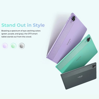 [HK Warehouse] OUKITEL OT11 Tablet PC 11 inch, 4GB+128GB, Android 14 Unisoc Tiger T606 Octa Core, Support Dual SIM 4G Network, EU Plug(Purple) - Other by OUKITEL | Online Shopping South Africa | PMC Jewellery | Buy Now Pay Later Mobicred