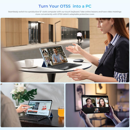 [HK Warehouse] OUKITEL OT5S Tablet PC 12 inch 2.4K Screen, 6GB+256GB, Android 14 Unisoc Tiger T606 Octa Core, Support Dual SIM 4G Network, EU Plug(Grey) - Other by OUKITEL | Online Shopping South Africa | PMC Jewellery | Buy Now Pay Later Mobicred