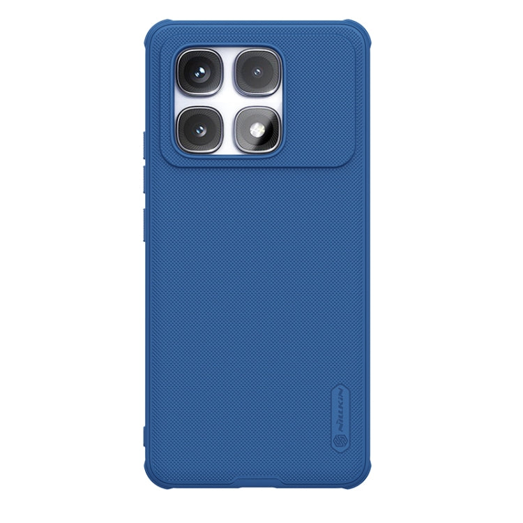 For Redmi K70 Ultra NILLKIN Frosted Shield Pro PC + TPU Phone Case(Blue) - Xiaomi Cases by NILLKIN | Online Shopping South Africa | PMC Jewellery | Buy Now Pay Later Mobicred