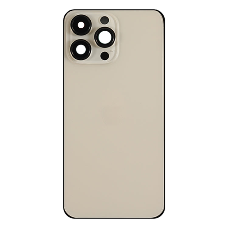 For iPhone 14 Pro Max Battery Back Cover with Side Keys & Card Tray, Version:US Version(Gold) - Back Cover by PMC Jewellery | Online Shopping South Africa | PMC Jewellery | Buy Now Pay Later Mobicred