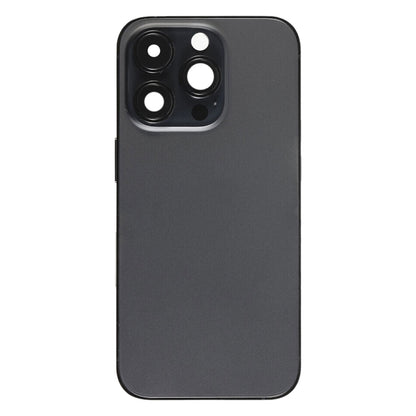 For iPhone 14 Pro Max Battery Back Cover with Side Keys & Card Tray, Version:China Version(Black) - Back Cover by PMC Jewellery | Online Shopping South Africa | PMC Jewellery | Buy Now Pay Later Mobicred