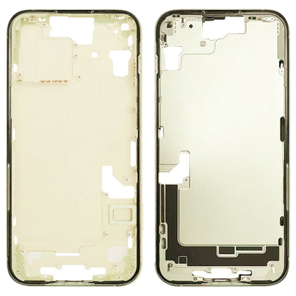 For iPhone 15 Middle Frame Bezel Plate with Side Keys + Card Tray, Version:China Version(Yellow) - LCD Related Parts by PMC Jewellery | Online Shopping South Africa | PMC Jewellery | Buy Now Pay Later Mobicred