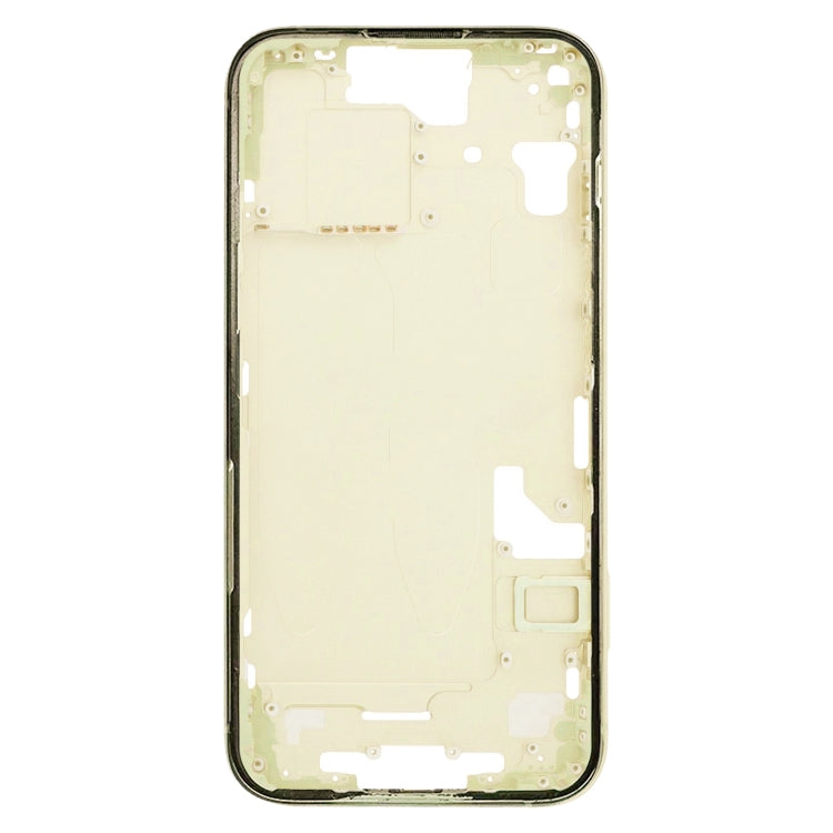 For iPhone 15 Middle Frame Bezel Plate with Side Keys + Card Tray, Version:China Version(Yellow) - LCD Related Parts by PMC Jewellery | Online Shopping South Africa | PMC Jewellery | Buy Now Pay Later Mobicred