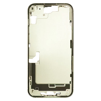 For iPhone 15 Middle Frame Bezel Plate with Side Keys + Card Tray, Version:China Version(Yellow) - LCD Related Parts by PMC Jewellery | Online Shopping South Africa | PMC Jewellery | Buy Now Pay Later Mobicred