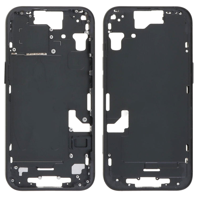 For iPhone 15 Middle Frame Bezel Plate with Side Keys + Card Tray, Version:CE EU Version(Black) - LCD Related Parts by PMC Jewellery | Online Shopping South Africa | PMC Jewellery | Buy Now Pay Later Mobicred