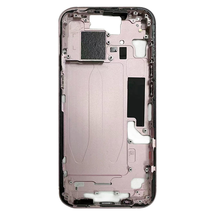 For iPhone 15 Middle Frame Bezel Plate with Side Keys + Card Tray, Version:CE EU Version(Pink) - LCD Related Parts by PMC Jewellery | Online Shopping South Africa | PMC Jewellery | Buy Now Pay Later Mobicred