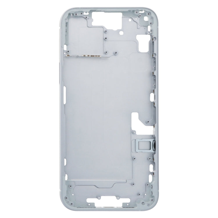 For iPhone 15 Plus Middle Frame Bezel Plate with Side Keys + Card Tray, Version:CE EU Version(Blue) - LCD Related Parts by PMC Jewellery | Online Shopping South Africa | PMC Jewellery | Buy Now Pay Later Mobicred