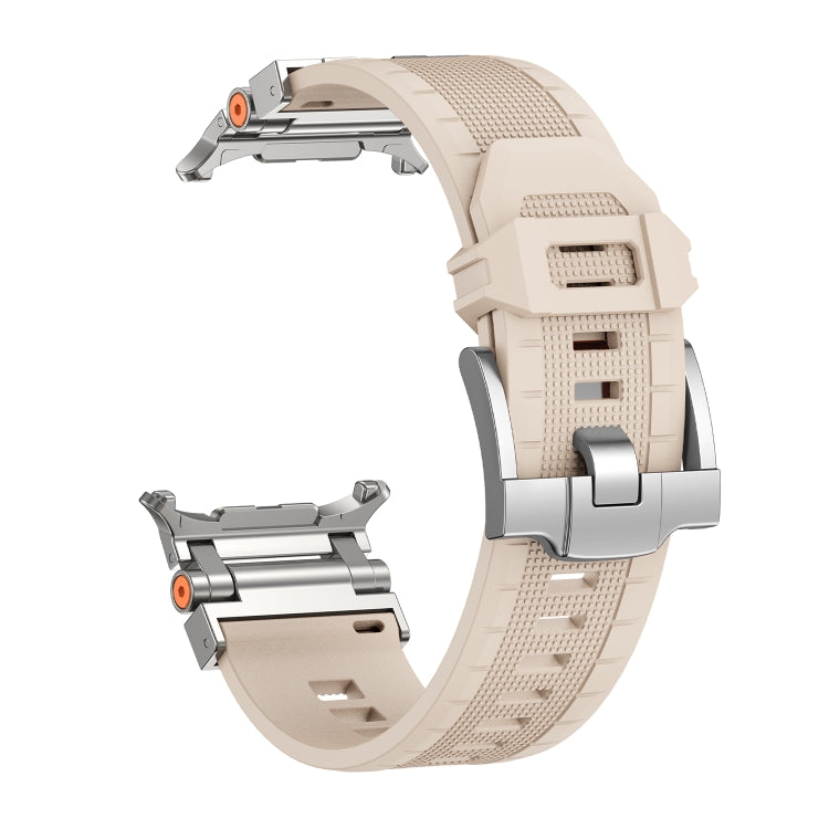 For Samsung Galaxy Watch UItra 47mm Armor TPU Sports Watch Band(Starlight Silver) - free shipping - PMC TechLife - Order now!