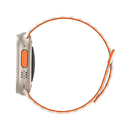 For Apple Watch Series 9 45mm DUX DUCIS KJ Series Magnetic Buckle Silicone Watch Band(Starlight Orange) - Watch Bands by DUX DUCIS | Online Shopping South Africa | PMC Jewellery | Buy Now Pay Later Mobicred