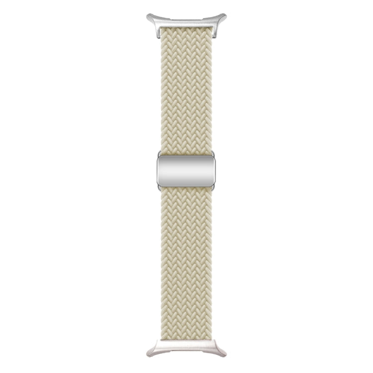 For Samsung Galaxy Watch Ultra 47mm Nylon Loop Magnetic Buckle Watch Band(Starlight Color) - Watch Bands by PMC Jewellery | Online Shopping South Africa | PMC Jewellery | Buy Now Pay Later Mobicred