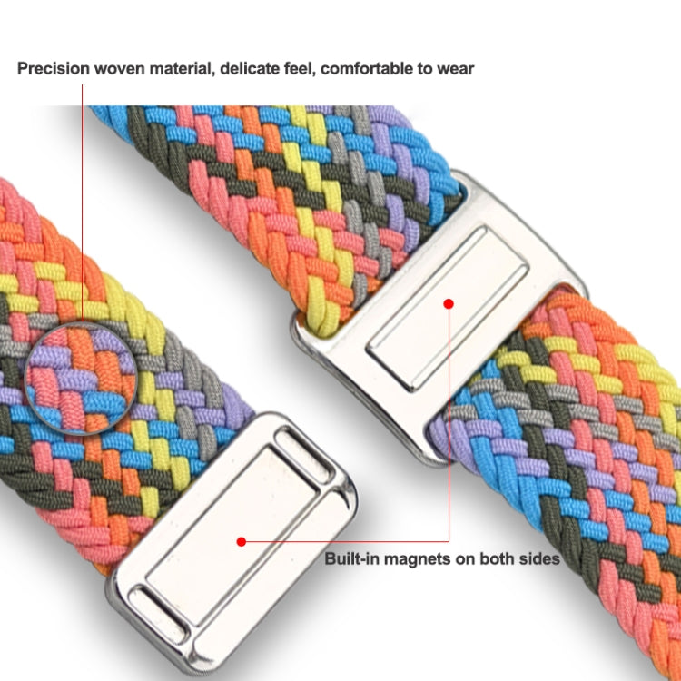 For Samsung Galaxy Watch Ultra 47mm Nylon Loop Magnetic Buckle Watch Band(Orange) - Watch Bands by PMC Jewellery | Online Shopping South Africa | PMC Jewellery | Buy Now Pay Later Mobicred