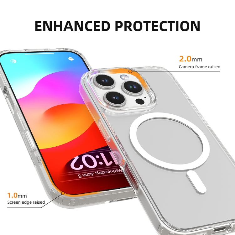 For iPhone 16 Pro Mutural Ice Series MagSafe Magnetic TPU Phone Case(Transparent) - free shipping - PMC TechLife - Order now!