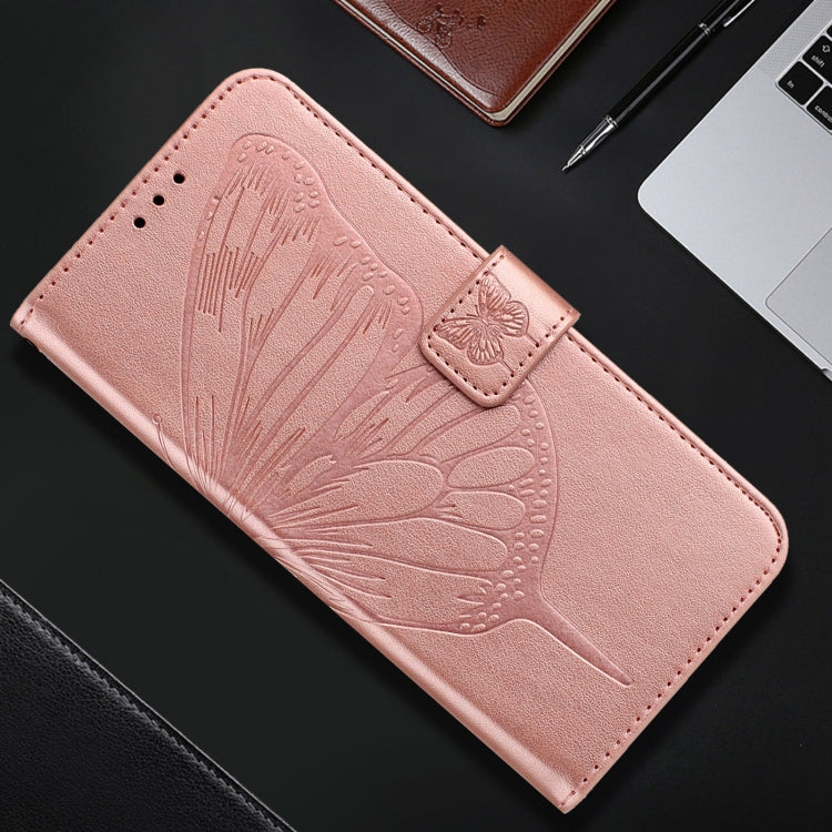 For Redmi K70 Ultra 5G Global Embossed Butterfly Leather Phone Case(Rose Gold) - Xiaomi Cases by PMC Jewellery | Online Shopping South Africa | PMC Jewellery | Buy Now Pay Later Mobicred