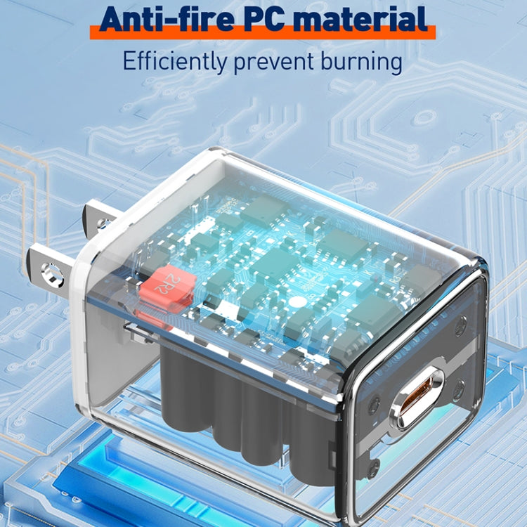 LDNIO A1508C PD30W USB-C / Type-C Fast Charger with 1m Type-C Cable(White) - USB Charger by LDNIO | Online Shopping South Africa | PMC TechLife | Buy Now Pay Later Mobicred