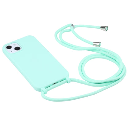 For iPhone 16 Pro Candy Colors TPU Protective Phone Case with Lanyard (Mint Green) - iPhone 16 Pro Cases by PMC Jewellery | Online Shopping South Africa | PMC Jewellery | Buy Now Pay Later Mobicred