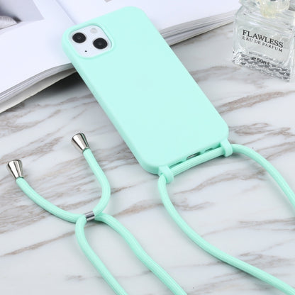 For iPhone 16 Pro Candy Colors TPU Protective Phone Case with Lanyard (Mint Green) - iPhone 16 Pro Cases by PMC Jewellery | Online Shopping South Africa | PMC Jewellery | Buy Now Pay Later Mobicred