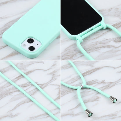 For iPhone 16 Pro Candy Colors TPU Protective Phone Case with Lanyard (Mint Green) - iPhone 16 Pro Cases by PMC Jewellery | Online Shopping South Africa | PMC Jewellery | Buy Now Pay Later Mobicred