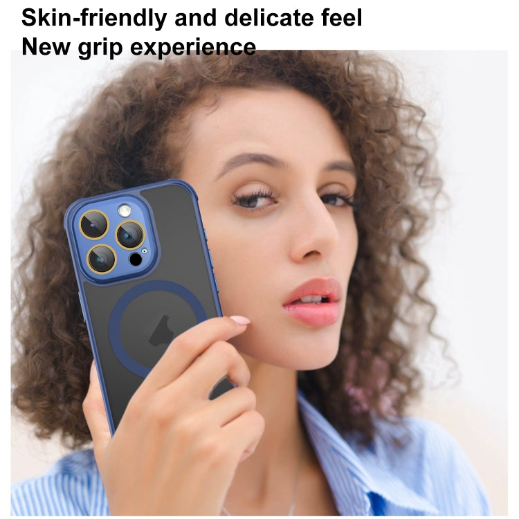 For iPhone 16 Pro Max Side Cooling Skin Feel Frosted MagSafe Magnetic Phone Case(Black) - iPhone 16 Pro Max Cases by PMC TechLife | Online Shopping South Africa | PMC TechLife | Buy Now Pay Later Mobicred
