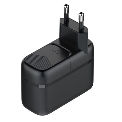 LDNIO Q367 65W GaN 3 x USB-C / Type-C Interface Charger with 1m USB-C / Type-C to USB-C / Type-C Data Cable, Plug Type:EU Plug(Black) - USB Charger by LDNIO | Online Shopping South Africa | PMC Jewellery | Buy Now Pay Later Mobicred