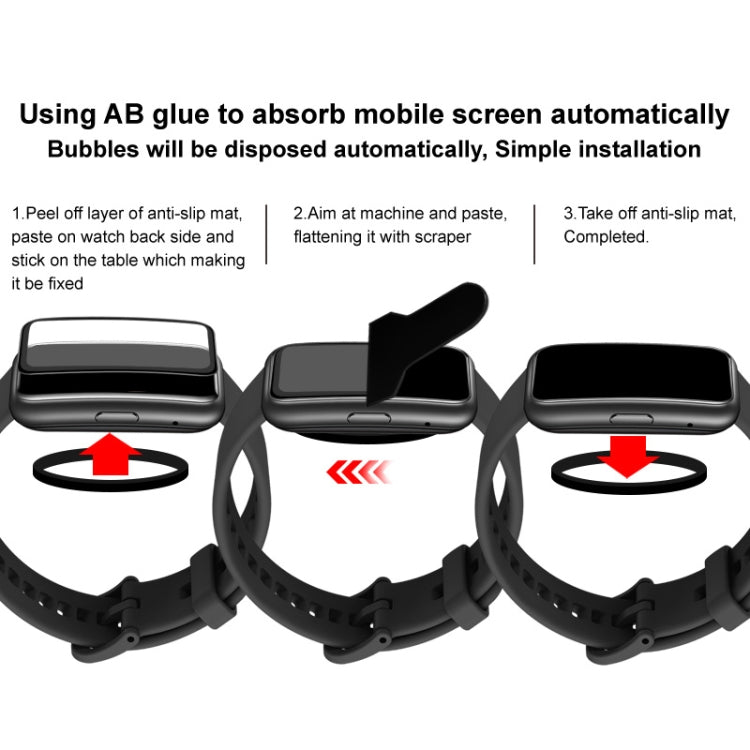 For Xiaomi Smart Band 9 / 9 NFC imak Plexiglass HD Watch Protective Film - free shipping - PMc TechLife - Order now!