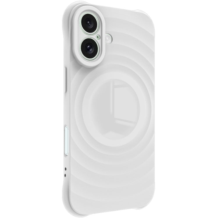 For iPhone 16 IMAK UC-6 Series Manbo Frosting Soft Phone Case(White) - iPhone 16 Cases by imak | Online Shopping South Africa | PMC Jewellery | Buy Now Pay Later Mobicred