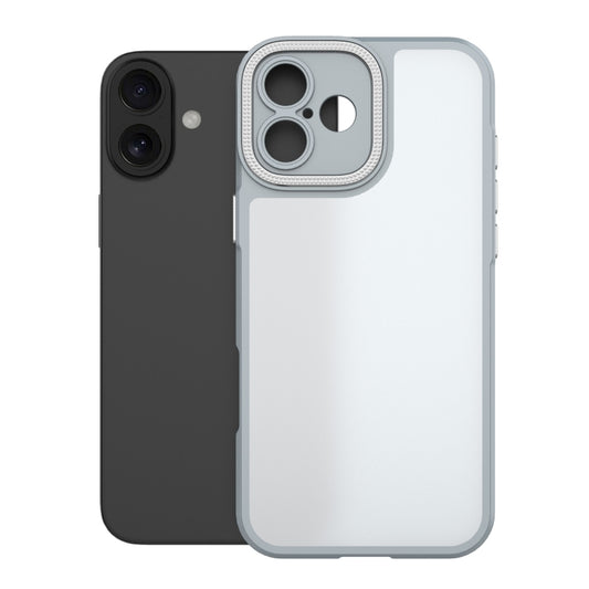 For iPhone 16 Plus Bodyguard Micro Matte PC Hybrid TPU Phone Case(Grey) - iPhone 16 Plus Cases by PMC Jewellery | Online Shopping South Africa | PMC Jewellery | Buy Now Pay Later Mobicred