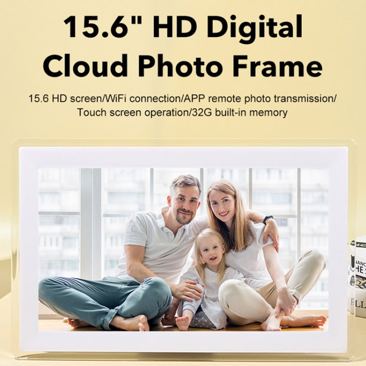 15.6 inch IPS Screen Digital Cloud Photo Frame Wall Mounted LED Advertising Machine, Plug Type:US Plug(Black) - 15 inch Above by PMC TechLife | Online Shopping South Africa | PMC TechLife | Buy Now Pay Later Mobicred