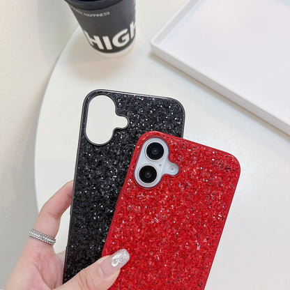 For iPhone 16 Plus Glitter Powder Shockproof TPU Phone Case(Silver) - iPhone 16 Plus Cases by PMC Jewellery | Online Shopping South Africa | PMC Jewellery | Buy Now Pay Later Mobicred