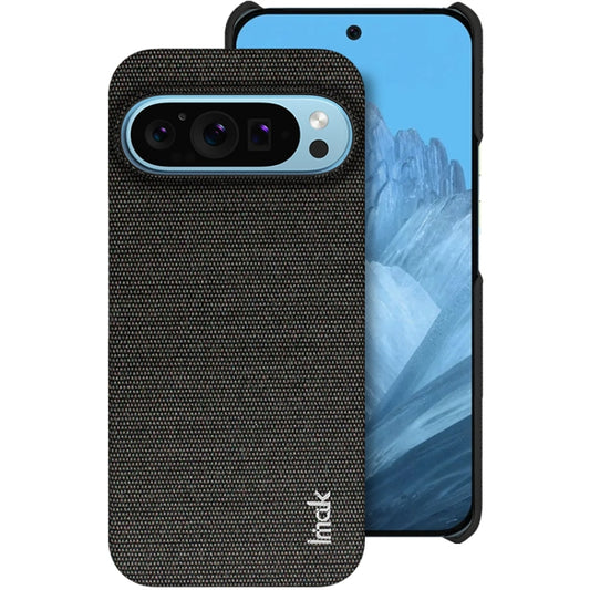 For Google Pixel 9 Pro XL imak Ruiyi Series Cloth Texture PU + PC Phone Case(Black) - Google Cases by imak | Online Shopping South Africa | PMC Jewellery | Buy Now Pay Later Mobicred