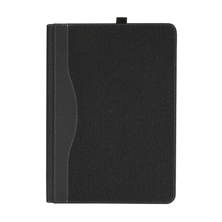 For Microsoft Surface Laptop Studio 2 Cotton Cloth Texture Leather Laptop Protective Case(Black) - free shipping - PMC Jewellery - Order now!
