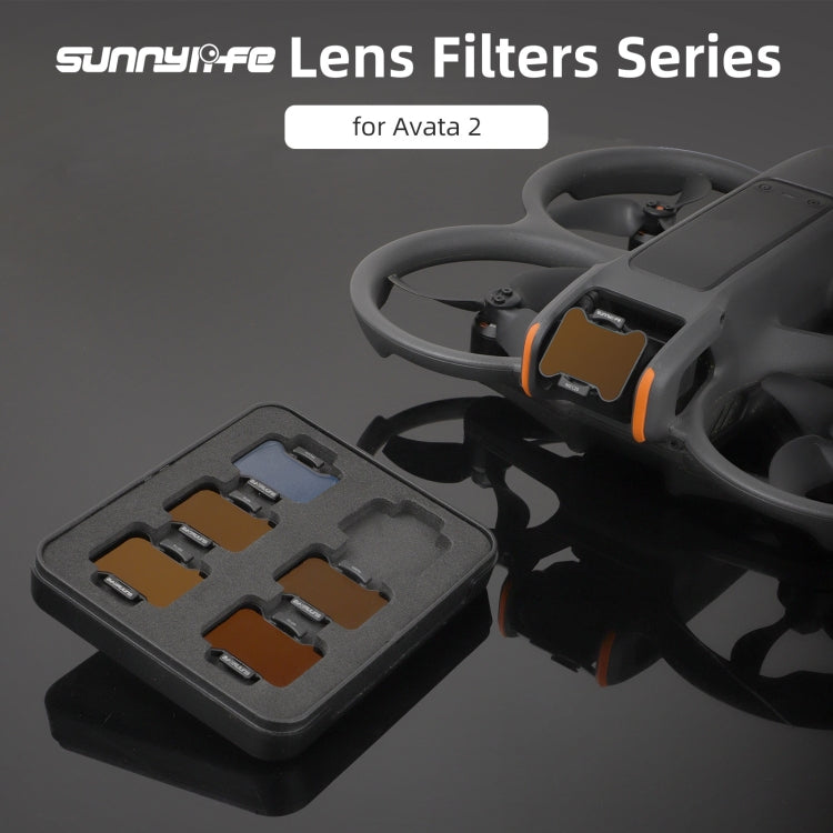 For DJI Avata 2 Sunnylife Camera Lens Filter, Filter:6 in 1 MCUV ND8/16/32/64/128 - free shipping - PMC TechLife - Order now!