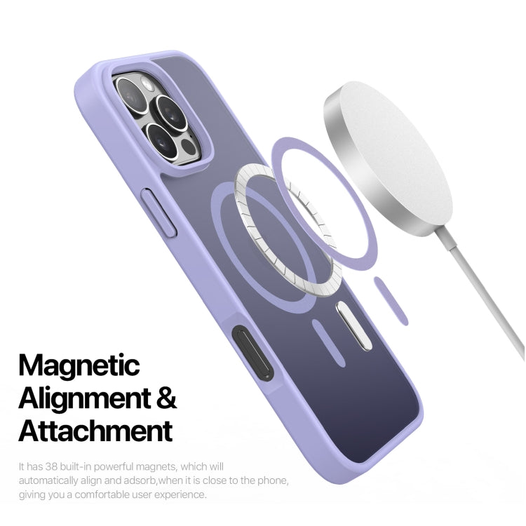 For iPhone 16 Pro Max DUX DUCIS Yind Series MagSafe TPU Hybrid PC Phone Case(Light Purple) - iPhone 16 Pro Max Cases by DUX DUCIS | Online Shopping South Africa | PMC Jewellery | Buy Now Pay Later Mobicred