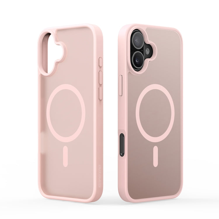 For iPhone 16 DUX DUCIS Yind Series MagSafe TPU Hybrid PC Phone Case(Light Pink) - iPhone 16 Cases by DUX DUCIS | Online Shopping South Africa | PMC Jewellery | Buy Now Pay Later Mobicred