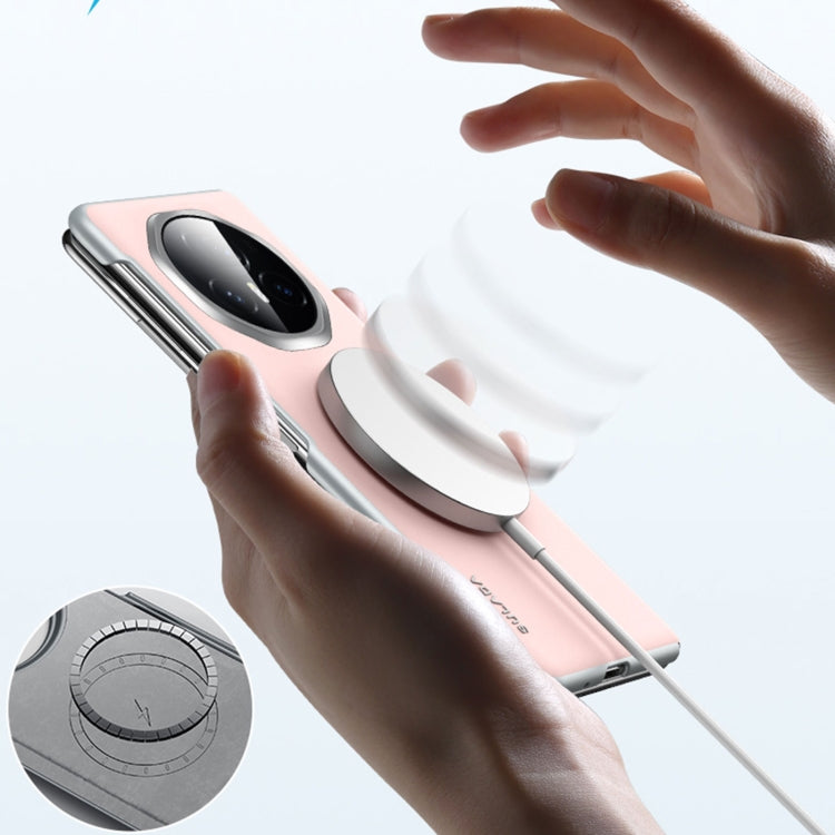 For Honor Magic V3 SULADA Skin Feel Liquid Leather Shockproof Phone Case(Black) - free shipping - PMC TechLife - Order now!