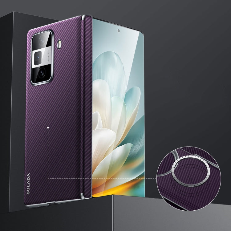 For Honor Magic Vs3 SULADA 600D Kevlar Texture PC Shockproof Phone Case(Purple) - free shipping - PMC TechLife - Order now!