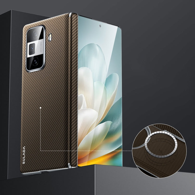 For Honor Magic Vs3 SULADA 600D Kevlar Texture PC Shockproof Phone Case(Brown) - free shipping - PMC TechLife - Order now!