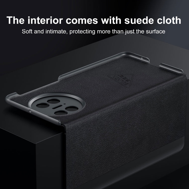 For Huawei Mate X5 / X3 SULADA Smart Series Wristband Holder Smart View Window Genuine Leather Phone Case(Brown) - free shipping - PMC TechLife - Order now!